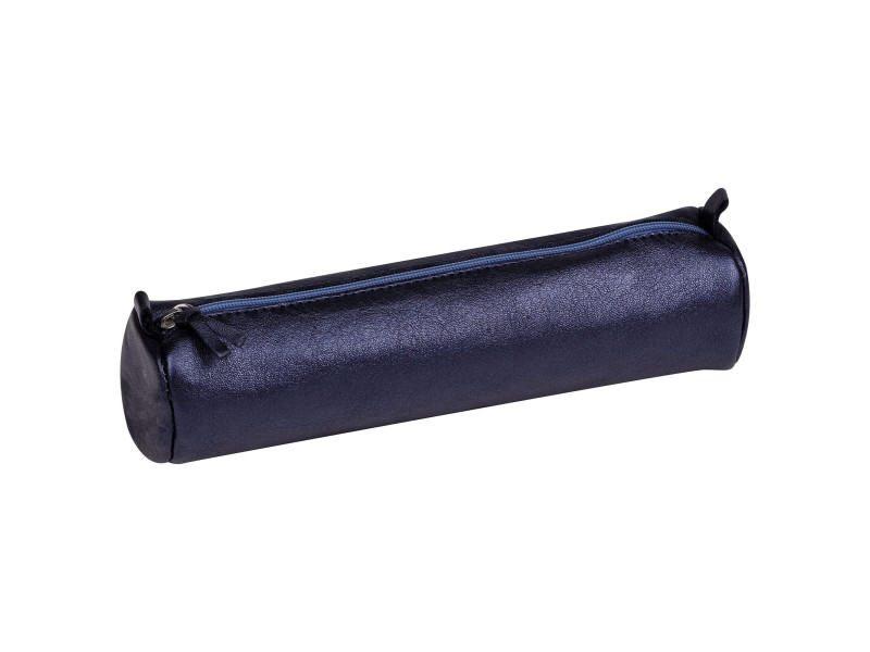 Clairefontaine Trousse CUIRISÉ, cuir, pétrole