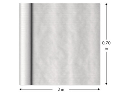 Clairefontaine Papier d'emballage 'Color', 700 x 3 m, argent