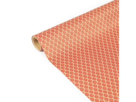Clairefontaine Papier cadeau 'Tiny Rolls fleurs rouges'
