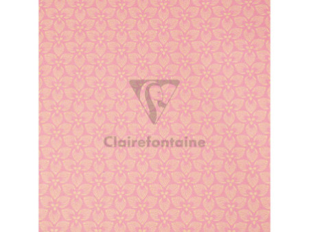 Clairefontaine Papier cadeau 'Tiny Rolls fleurs roses'