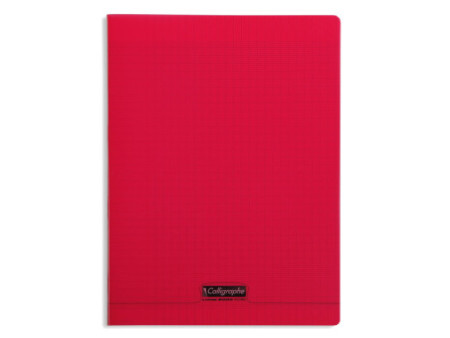 Calligraphe Cahier 8000 POLYPRO, 240 x 320 mm, rouge