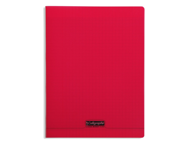 Calligraphe Cahier 8000 POLYPRO, 240 x 320 mm, rouge