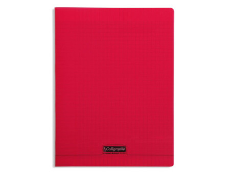 Calligraphe Cahier 8000 POLYPRO, 240 x 320 mm, rouge