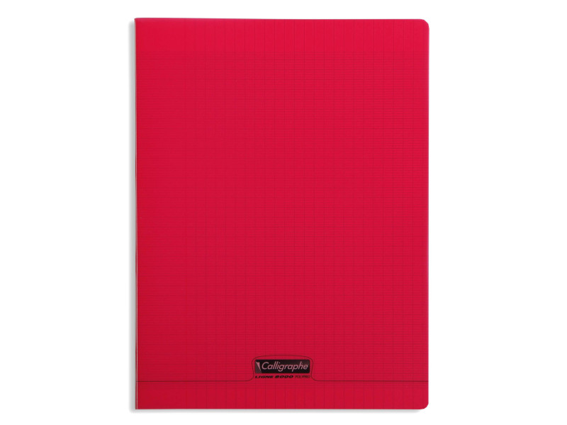 Calligraphe Cahier 8000 POLYPRO, 240 x 320 mm, rouge