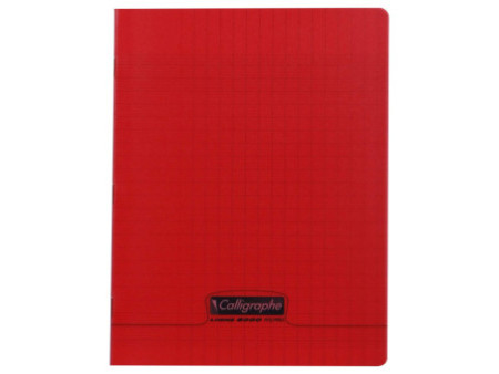 Calligraphe Cahier 8000 POLYPRO, 170 x 220 mm, rouge