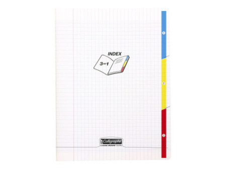 Calligraphe Cahier 3 index 8000 POLYPRO, 170 x 220 mm