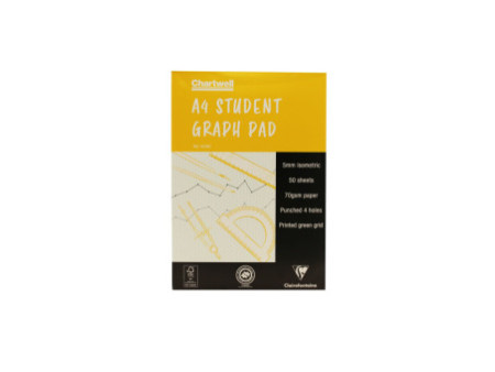 Clairefontaine Papier millimétré 'STUDENT GRAPH PAD', A4