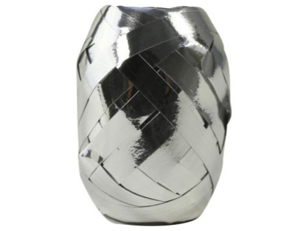 Clairefontaine Bobine de ruban cadeau, métallique, argent