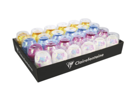 Clairefontaine Bobine de ruban cadeau, irisée assorti