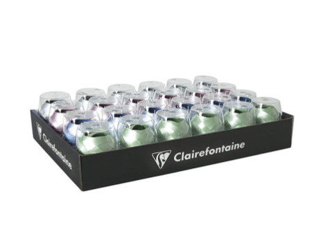 Clairefontaine Bobine de ruban cadeau, nacrée assorti
