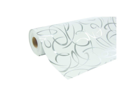 Clairefontaine Papier cadeau 'Arabesque argent', en rouleau