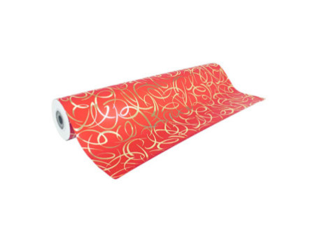 Clairefontaine Papier cadeau 'Arabesque rouge', en rouleau
