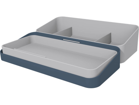 helit Organiseur de bureau portable, bleu