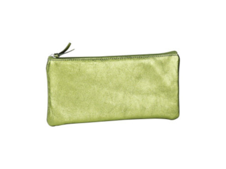 Clairefontaine Trousse CUIRISÉ, cuir, rectangulaire, vert