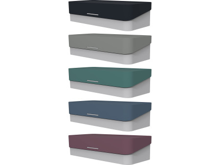 helit Organiseur de bureau portable, bleu
