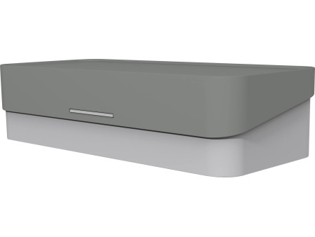 helit Organiseur de bureau portable, gris clair