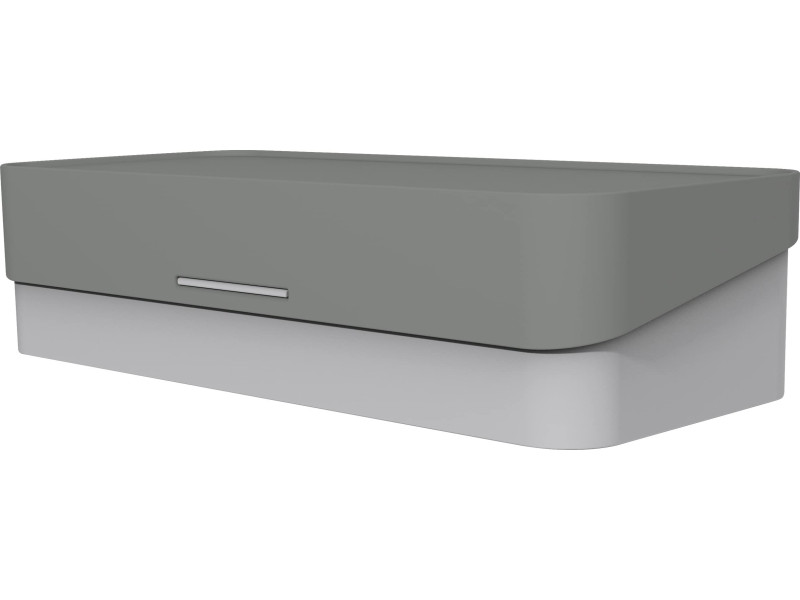 helit Organiseur de bureau portable, gris clair