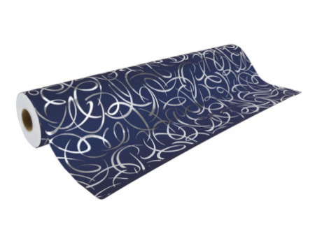 Clairefontaine Papier cadeau 'Arabesque bleu', en rouleau