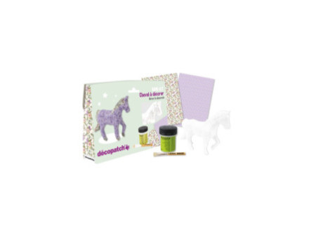 décopatch Kit papier mâché 'Cheval', 5 pièces