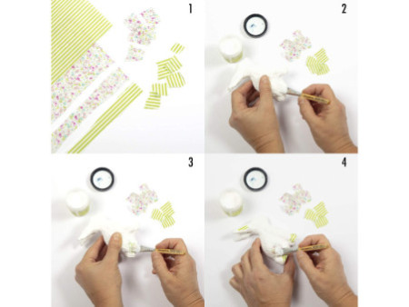 décopatch Kit papier mâché 'Renne', 5 pièces