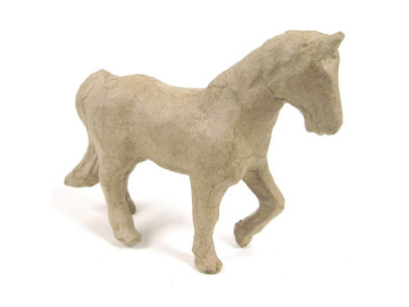 décopatch Support en papier mâché 'Cheval', 110 mm