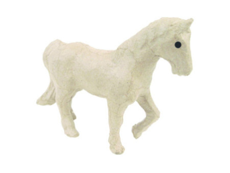 décopatch Support en papier mâché 'Cheval', 110 mm