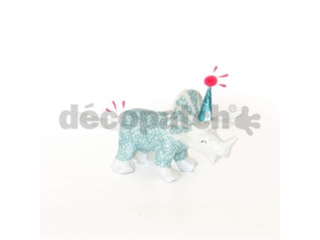décopatch Support en papier mâché 'Tricératops', 90 mm