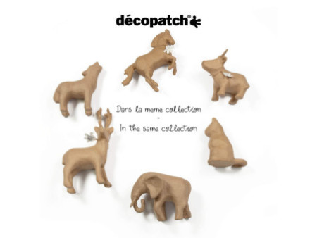 décopatch Support en papier mâché 'Eléphant 2', 170 mm