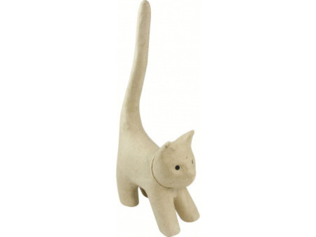 décopatch Support en papier mâché 'Chat 2', 320 mm