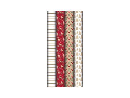 Clairefontaine Papier cadeau de Noël 'Lovely Home Red'