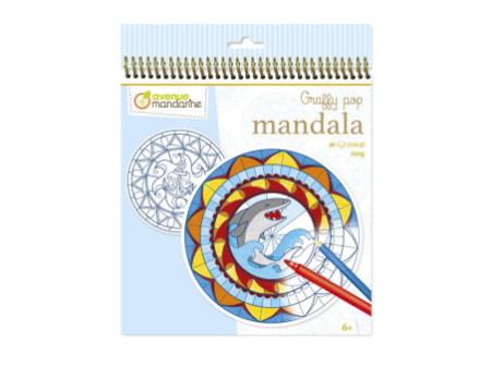 My Mandarine Carnet de coloriage 'Graffy Pop Mandala'