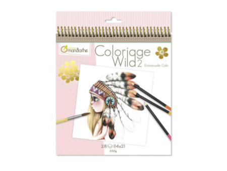My Mandarine Carnet de coloriage 'Wild 2'