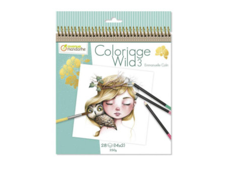 My Mandarine Carnet de coloriage 'Wild 3'