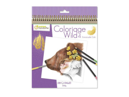 My Mandarine Carnet de coloriage 'Wild 4'