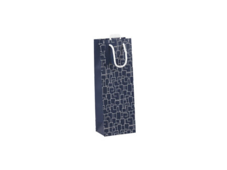 Clairefontaine Sac cadeau pour bouteille 'Men in blue'