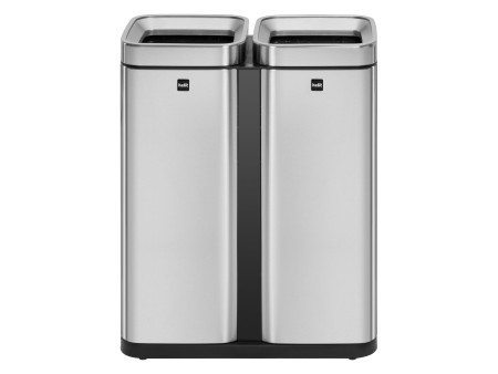 helit Poubelle de tri sélectif 'the twin bin', 2 x 30 litres