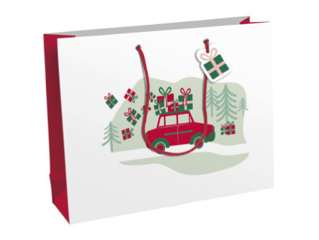 Clairefontaine Sac cadeau de Noël 'Hohoho', shopping