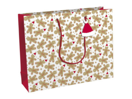 Clairefontaine Sac cadeau de Noël 'Pain d'épices', shopping