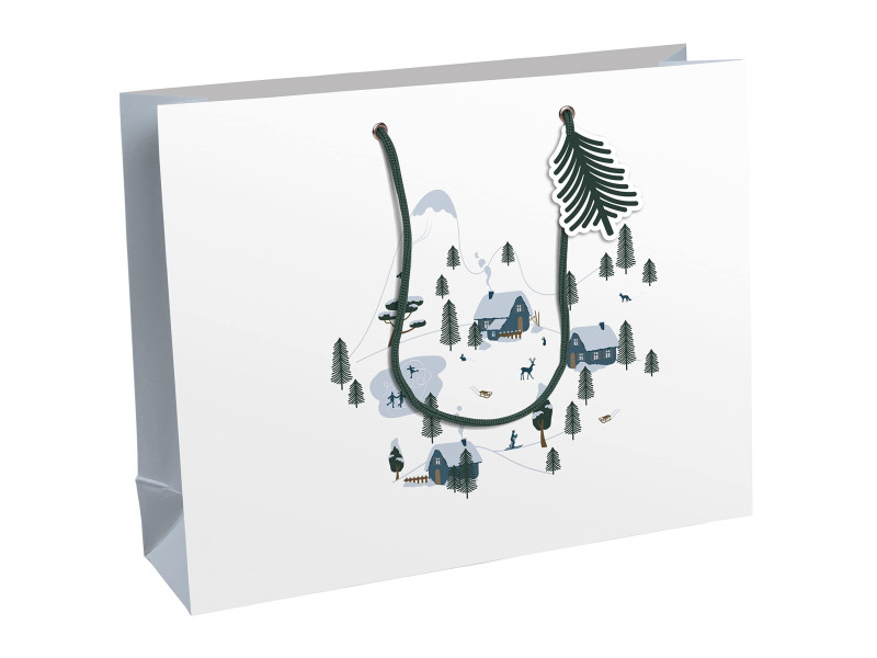 Clairefontaine Sac cadeau de Noël 'Winter', shopping
