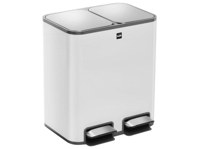 helit Poubelle de tri sélectif 'the classy', 2 x 12 litres