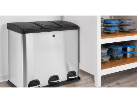 helit Poubelle de tri sélectif 'the separator', 3x 20 litres