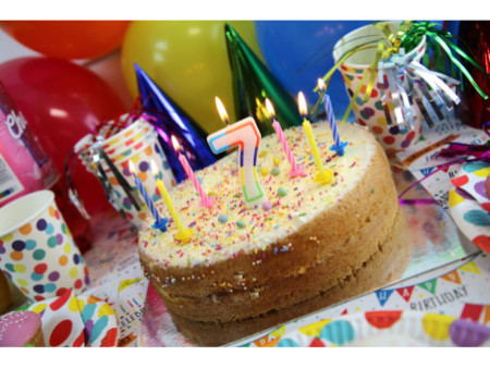 Clairefontaine Bougie d'anniversaire Happy Birthday, or