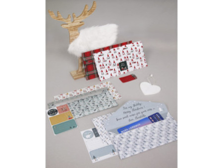 Clairefontaine Enveloppe pour cadeau de Noël 'Noël polaire'