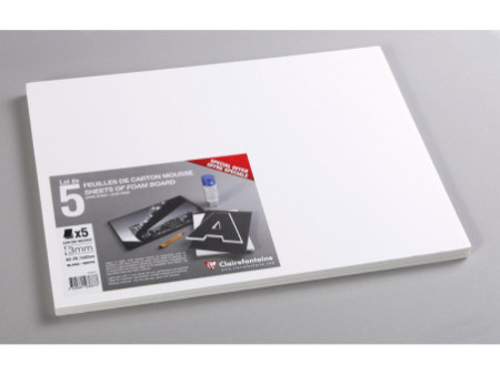 Clairefontaine Carton mousse, 297 x 420 mm (A3), 3 mm, blanc