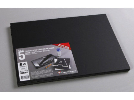 Clairefontaine Carton mousse, 297 x 420 mm (A3), 3 mm, noir