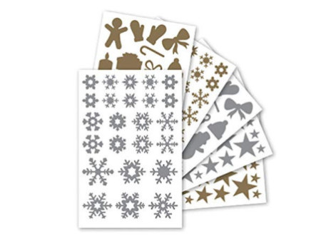 Clairefontaine Sticker 'initial', 105 x 160 mm, or/argent