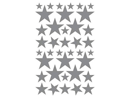 Clairefontaine Sticker 'initial', 105 x 160 mm, or/argent