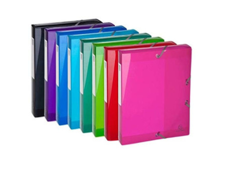 EXACOMPTA Boîte de classement Iderama, PP, A4, 60mm, assorti