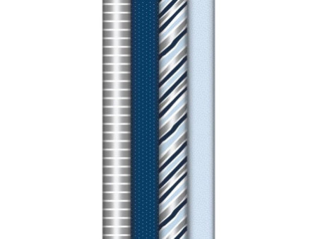 Clairefontaine Papier cadeau 'Excellia bleu', en présentoir