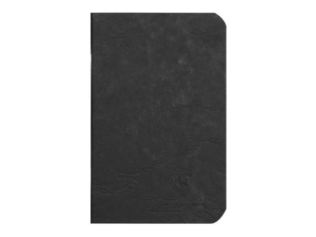 Clairefontaine Carnet AGE BAG, 90 x 140 mm, uni, noir